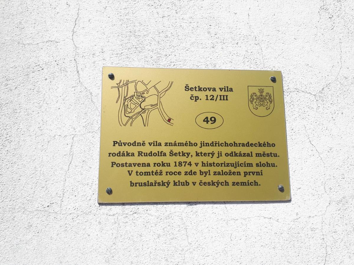 Apartmany Setkova Vila Jindřichŭv Hradec Eksteriør billede